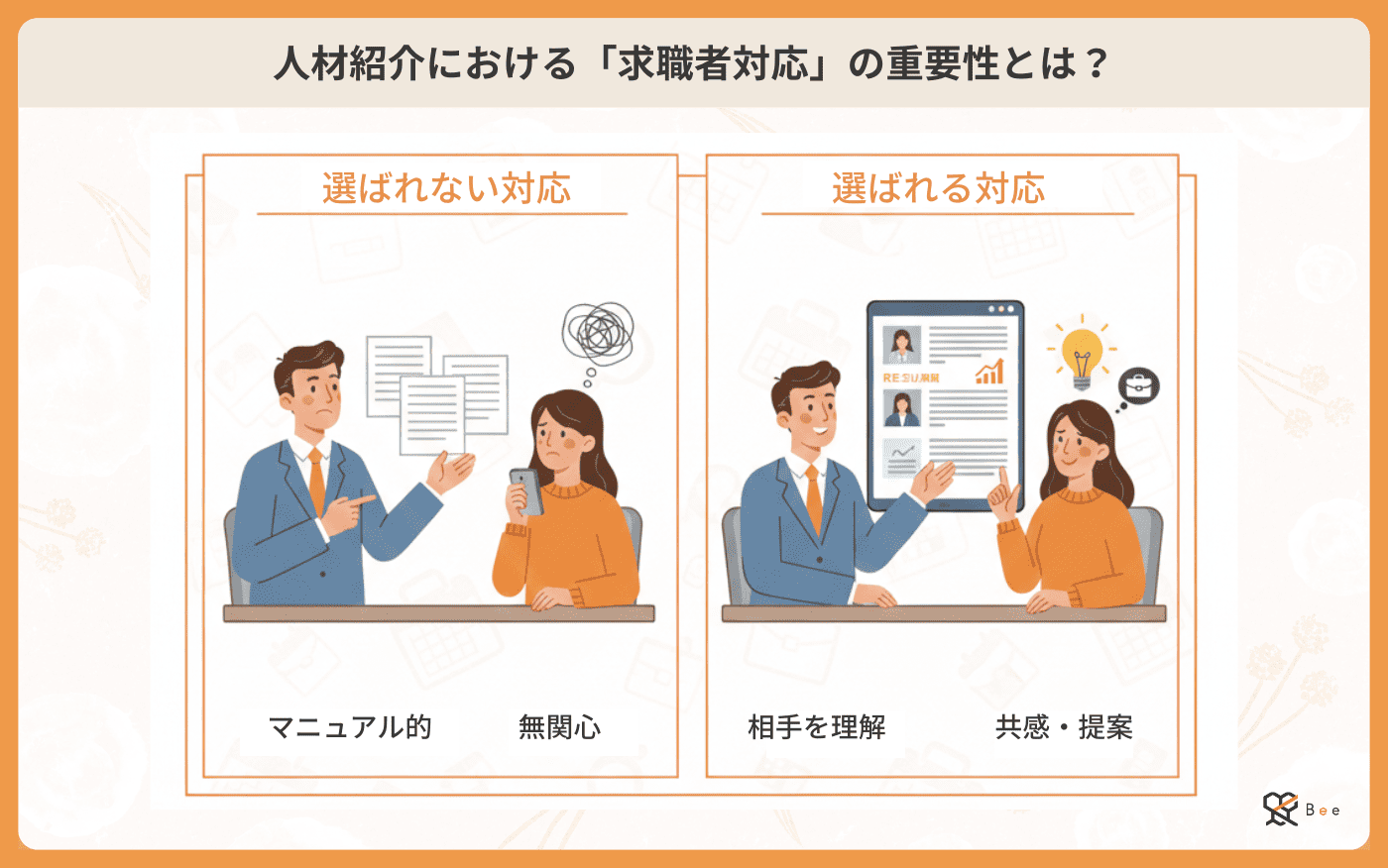 人材紹介における求職者対応の重要性